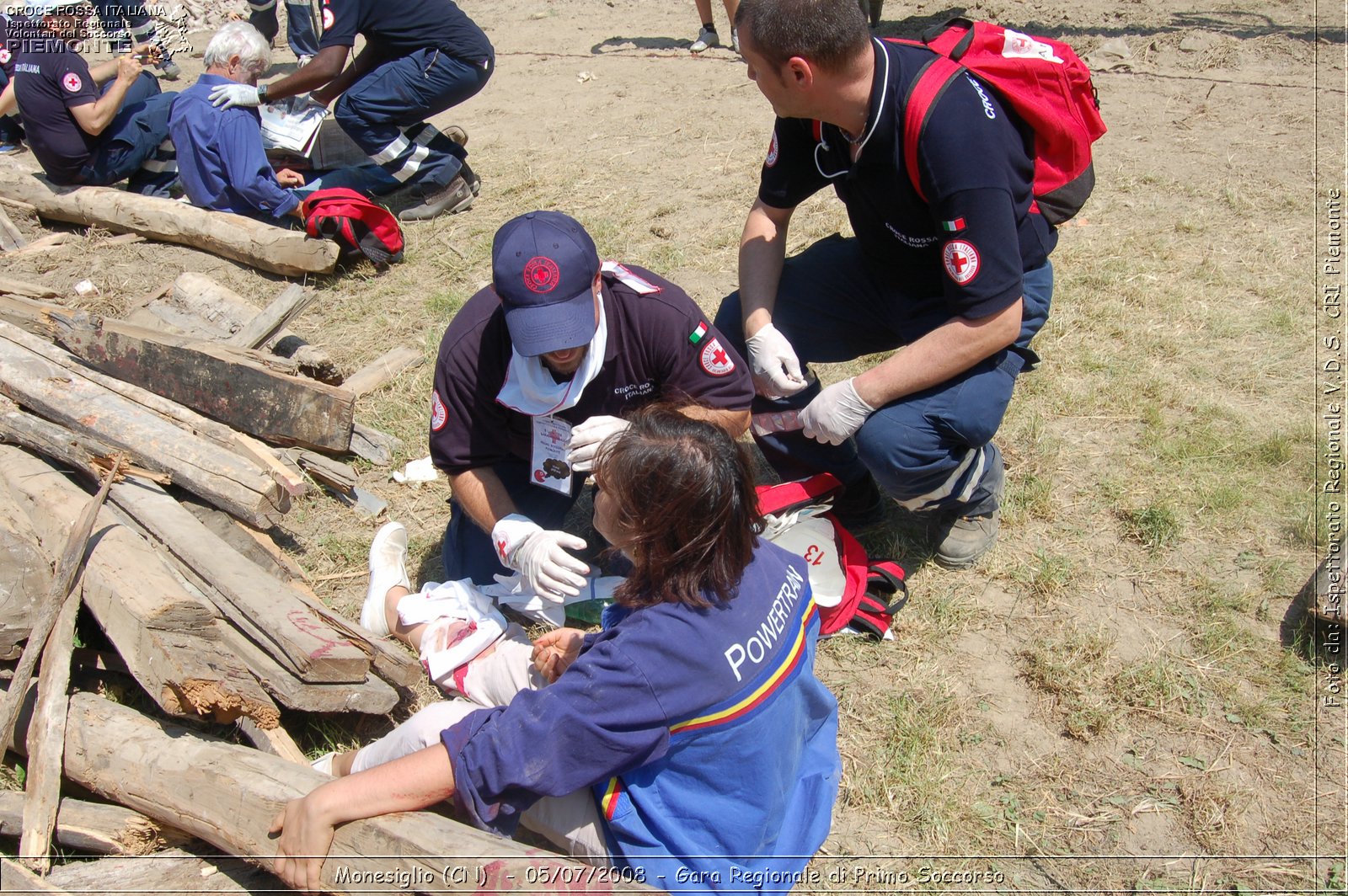 Monesiglio (CN)  - 05/07/2008 - Gara Regionale di Primo Soccorso -  Croce Rossa Italiana - Ispettorato Regionale Volontari del Soccorso Piemonte