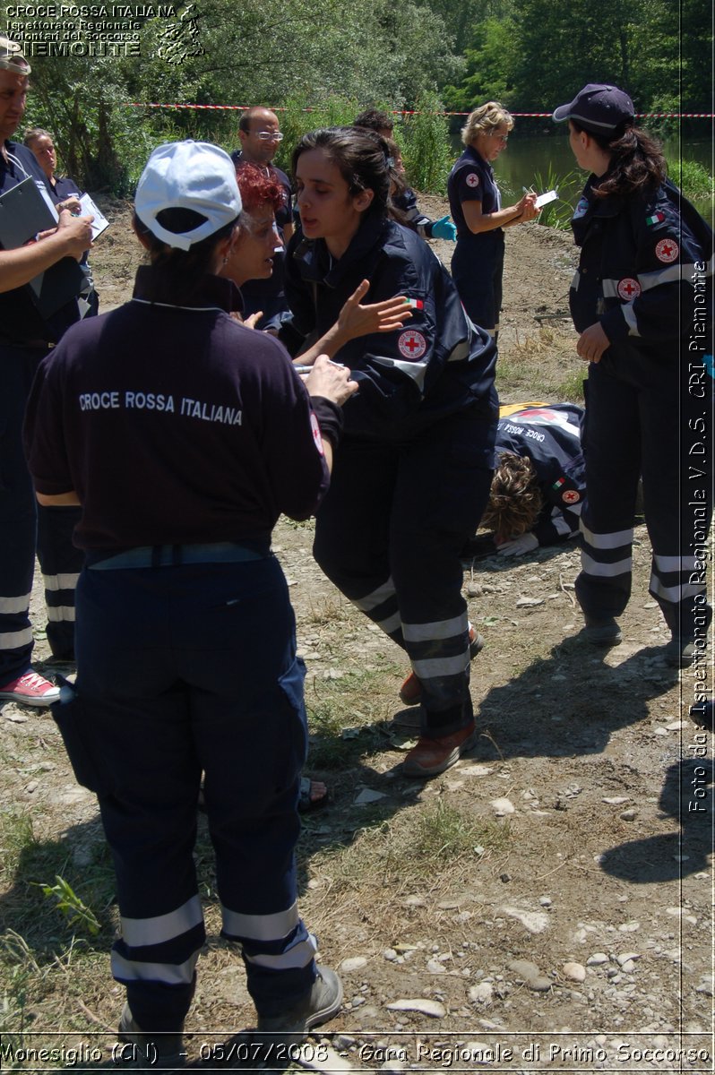 Monesiglio (CN)  - 05/07/2008 - Gara Regionale di Primo Soccorso -  Croce Rossa Italiana - Ispettorato Regionale Volontari del Soccorso Piemonte