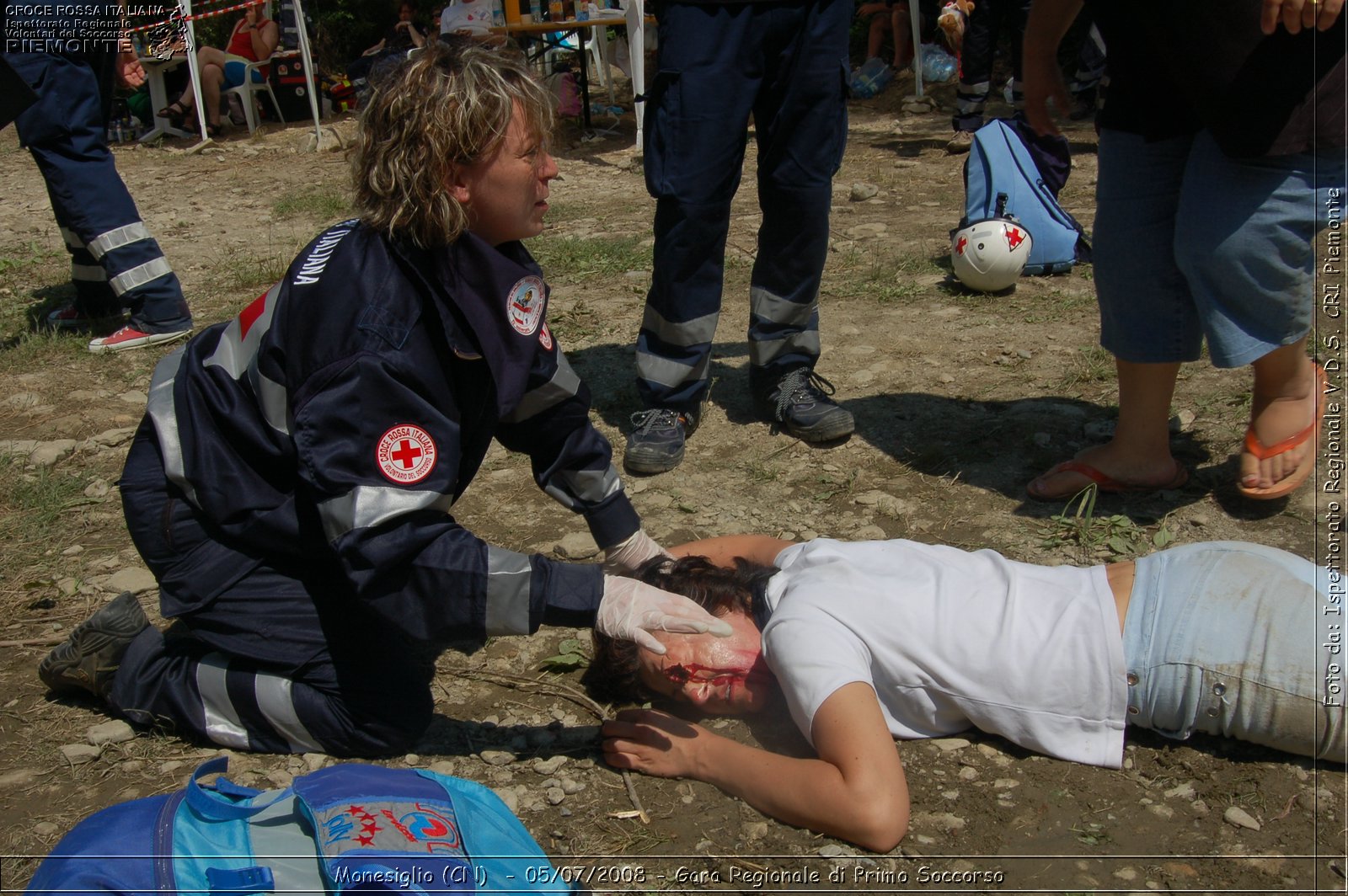 Monesiglio (CN)  - 05/07/2008 - Gara Regionale di Primo Soccorso -  Croce Rossa Italiana - Ispettorato Regionale Volontari del Soccorso Piemonte