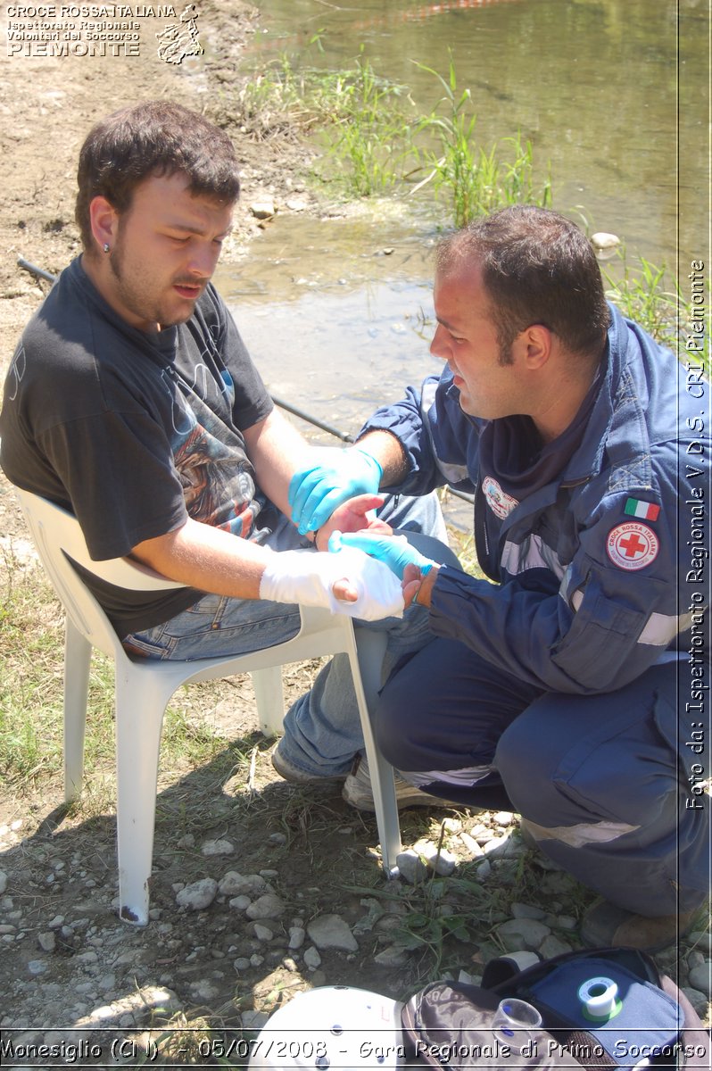 Monesiglio (CN)  - 05/07/2008 - Gara Regionale di Primo Soccorso -  Croce Rossa Italiana - Ispettorato Regionale Volontari del Soccorso Piemonte