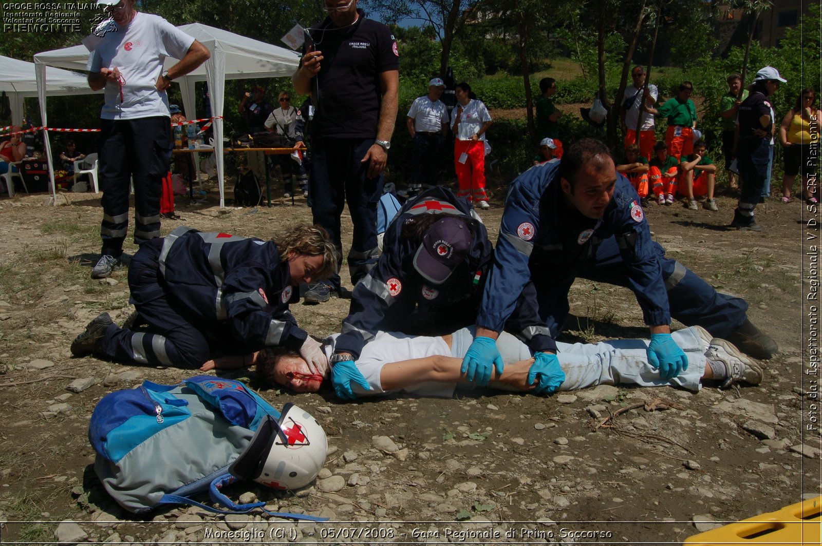 Monesiglio (CN)  - 05/07/2008 - Gara Regionale di Primo Soccorso -  Croce Rossa Italiana - Ispettorato Regionale Volontari del Soccorso Piemonte