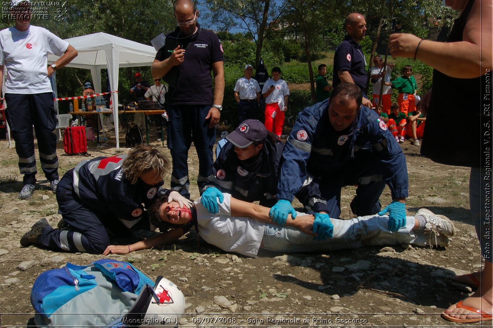 Monesiglio (CN)  - 05/07/2008 - Gara Regionale di Primo Soccorso -  Croce Rossa Italiana - Ispettorato Regionale Volontari del Soccorso Piemonte