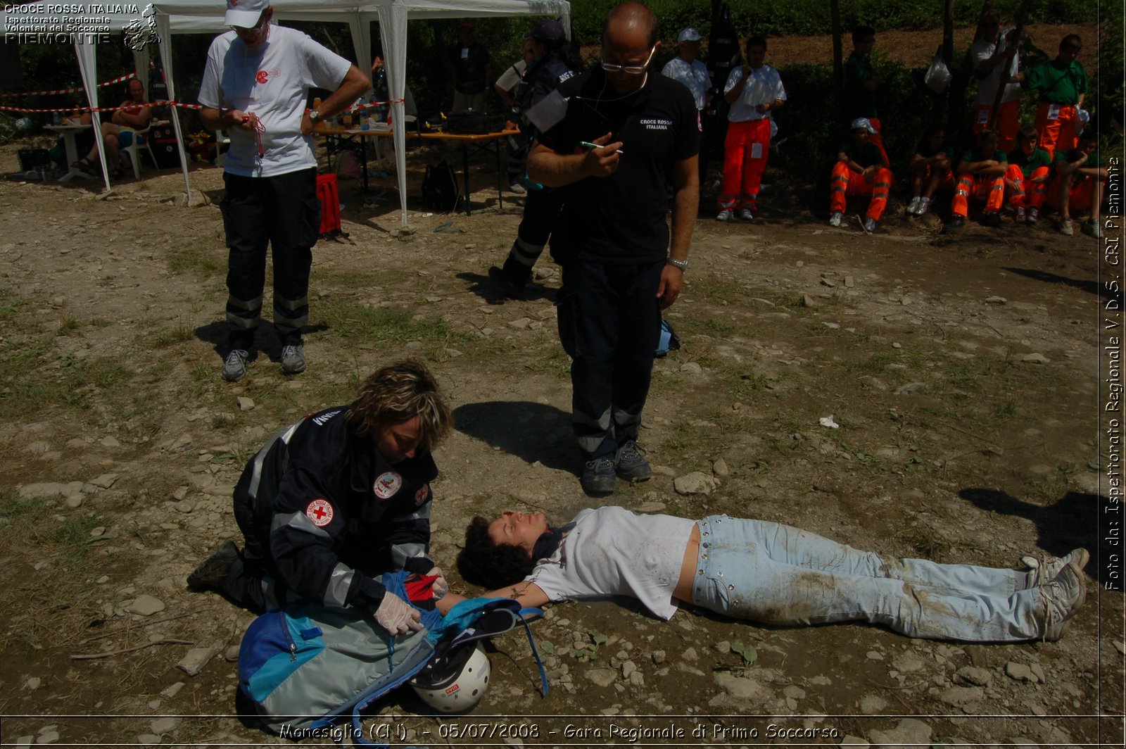 Monesiglio (CN)  - 05/07/2008 - Gara Regionale di Primo Soccorso -  Croce Rossa Italiana - Ispettorato Regionale Volontari del Soccorso Piemonte
