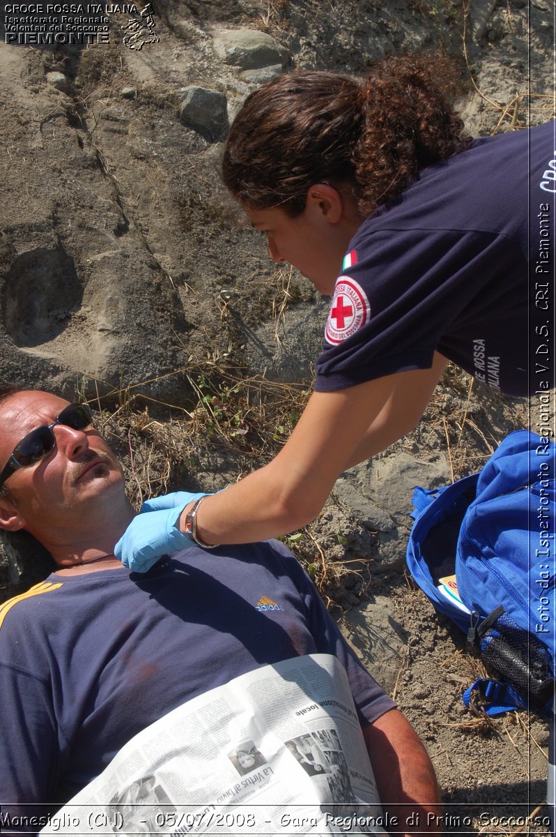 Monesiglio (CN)  - 05/07/2008 - Gara Regionale di Primo Soccorso -  Croce Rossa Italiana - Ispettorato Regionale Volontari del Soccorso Piemonte