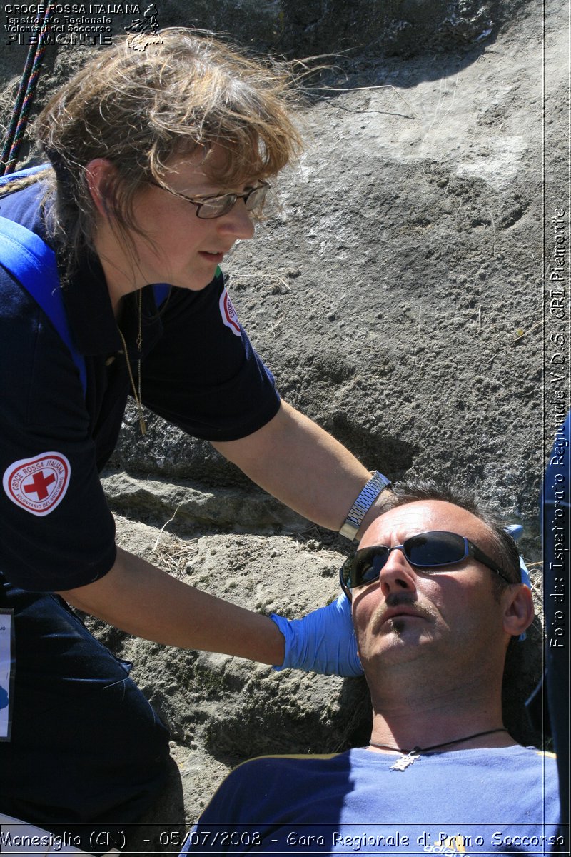 Monesiglio (CN)  - 05/07/2008 - Gara Regionale di Primo Soccorso -  Croce Rossa Italiana - Ispettorato Regionale Volontari del Soccorso Piemonte