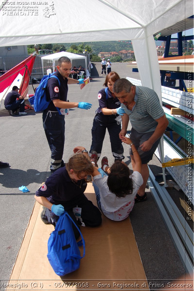 Monesiglio (CN)  - 05/07/2008 - Gara Regionale di Primo Soccorso -  Croce Rossa Italiana - Ispettorato Regionale Volontari del Soccorso Piemonte