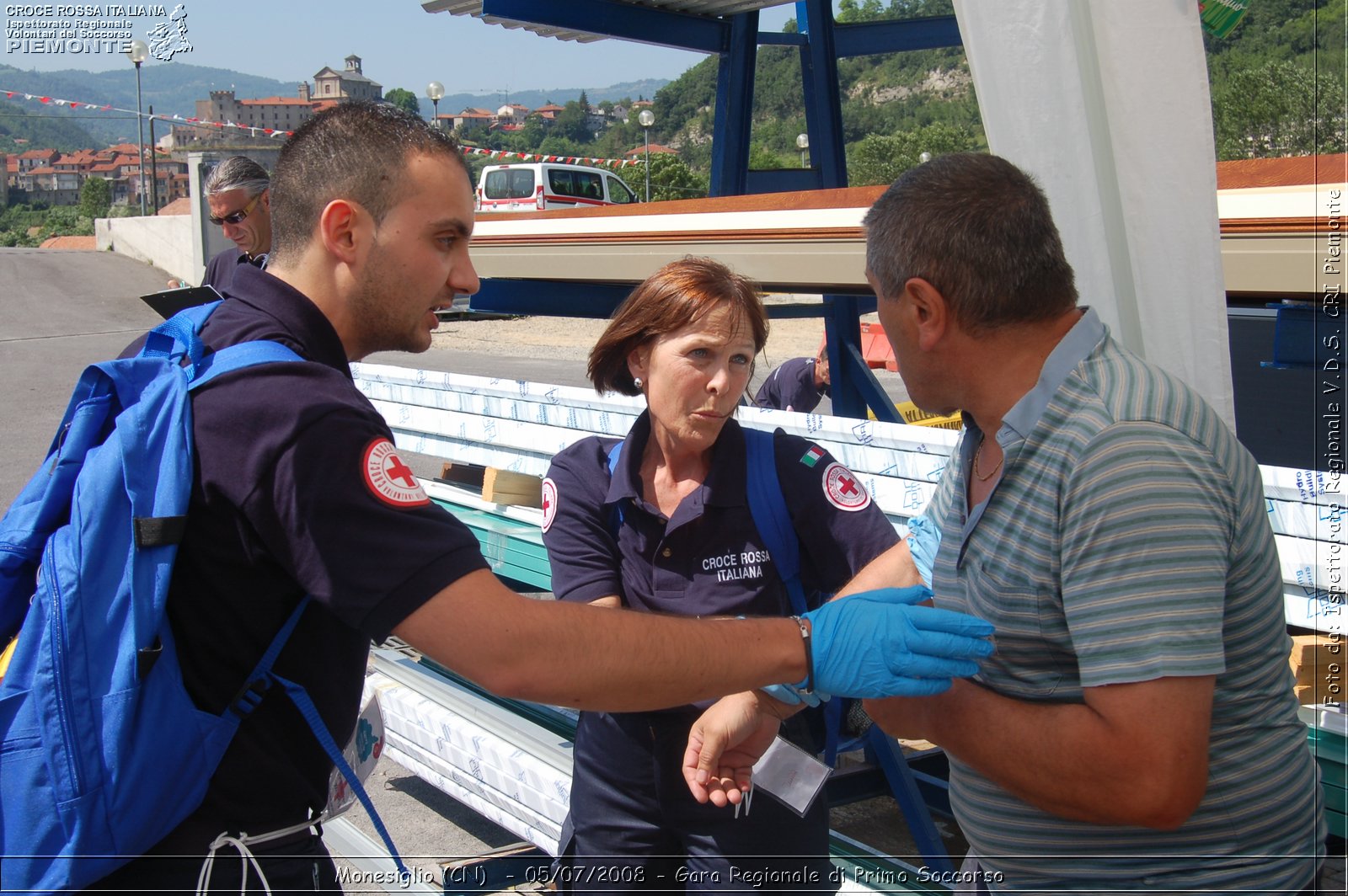 Monesiglio (CN)  - 05/07/2008 - Gara Regionale di Primo Soccorso -  Croce Rossa Italiana - Ispettorato Regionale Volontari del Soccorso Piemonte