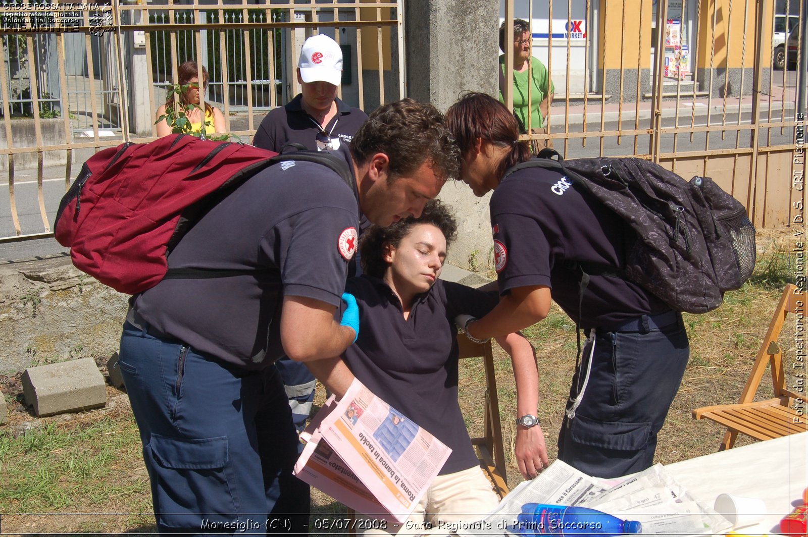 Monesiglio (CN)  - 05/07/2008 - Gara Regionale di Primo Soccorso -  Croce Rossa Italiana - Ispettorato Regionale Volontari del Soccorso Piemonte