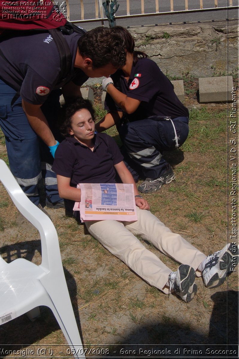 Monesiglio (CN)  - 05/07/2008 - Gara Regionale di Primo Soccorso -  Croce Rossa Italiana - Ispettorato Regionale Volontari del Soccorso Piemonte