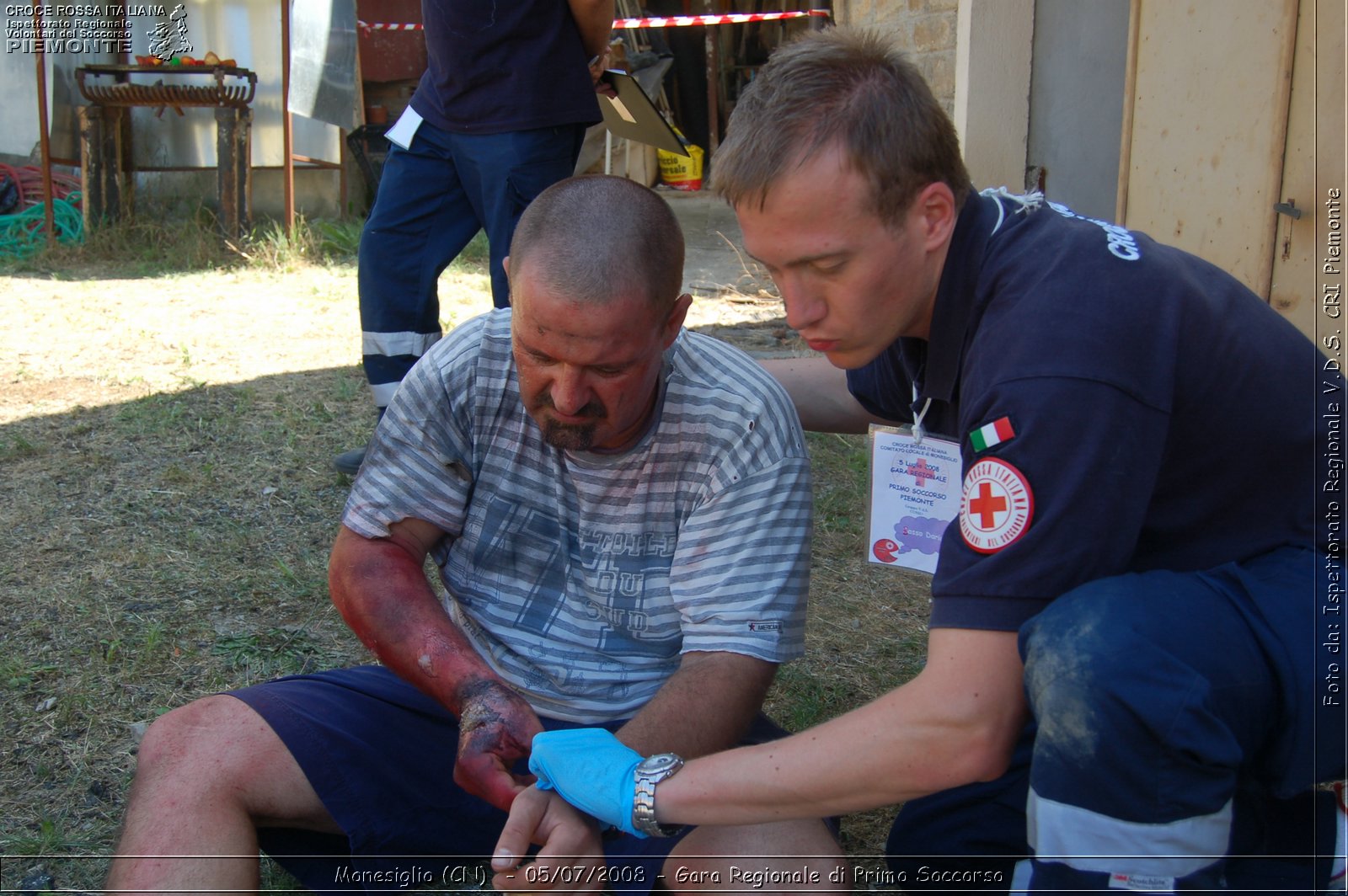 Monesiglio (CN)  - 05/07/2008 - Gara Regionale di Primo Soccorso -  Croce Rossa Italiana - Ispettorato Regionale Volontari del Soccorso Piemonte