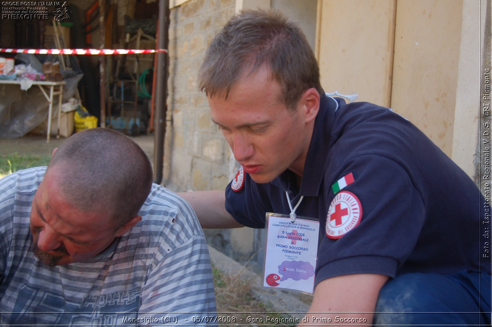 Monesiglio (CN)  - 05/07/2008 - Gara Regionale di Primo Soccorso -  Croce Rossa Italiana - Ispettorato Regionale Volontari del Soccorso Piemonte
