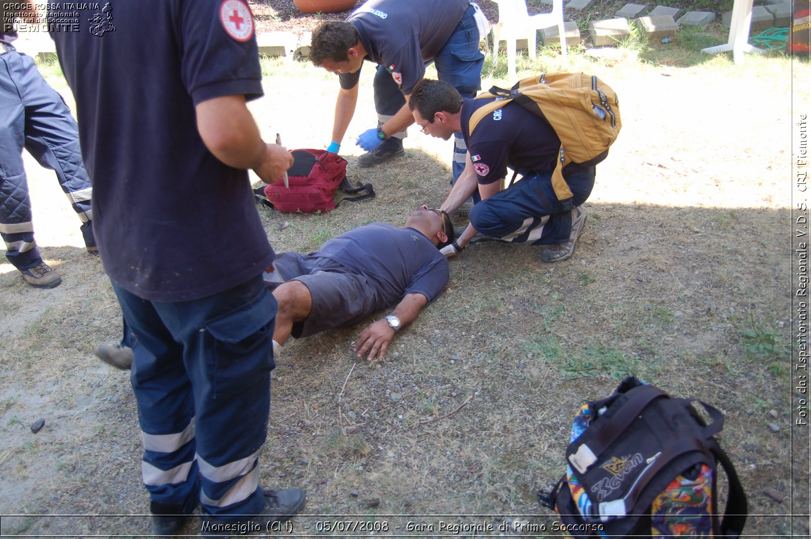 Monesiglio (CN)  - 05/07/2008 - Gara Regionale di Primo Soccorso -  Croce Rossa Italiana - Ispettorato Regionale Volontari del Soccorso Piemonte