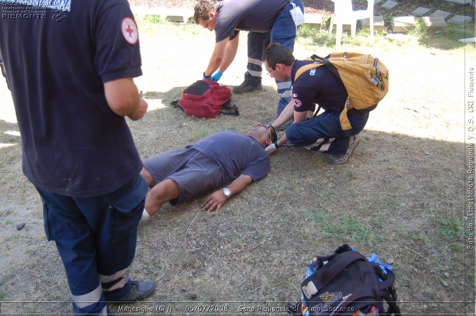 Monesiglio (CN)  - 05/07/2008 - Gara Regionale di Primo Soccorso -  Croce Rossa Italiana - Ispettorato Regionale Volontari del Soccorso Piemonte