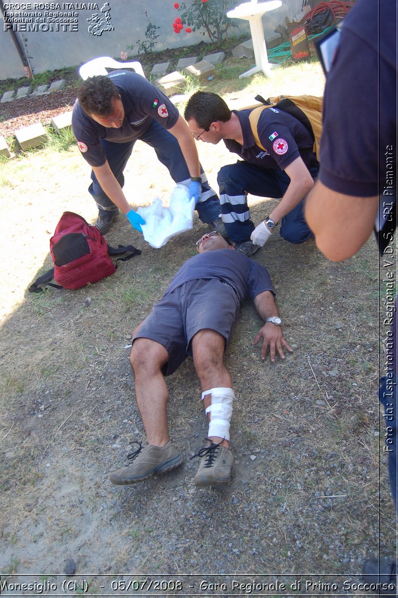 Monesiglio (CN)  - 05/07/2008 - Gara Regionale di Primo Soccorso -  Croce Rossa Italiana - Ispettorato Regionale Volontari del Soccorso Piemonte