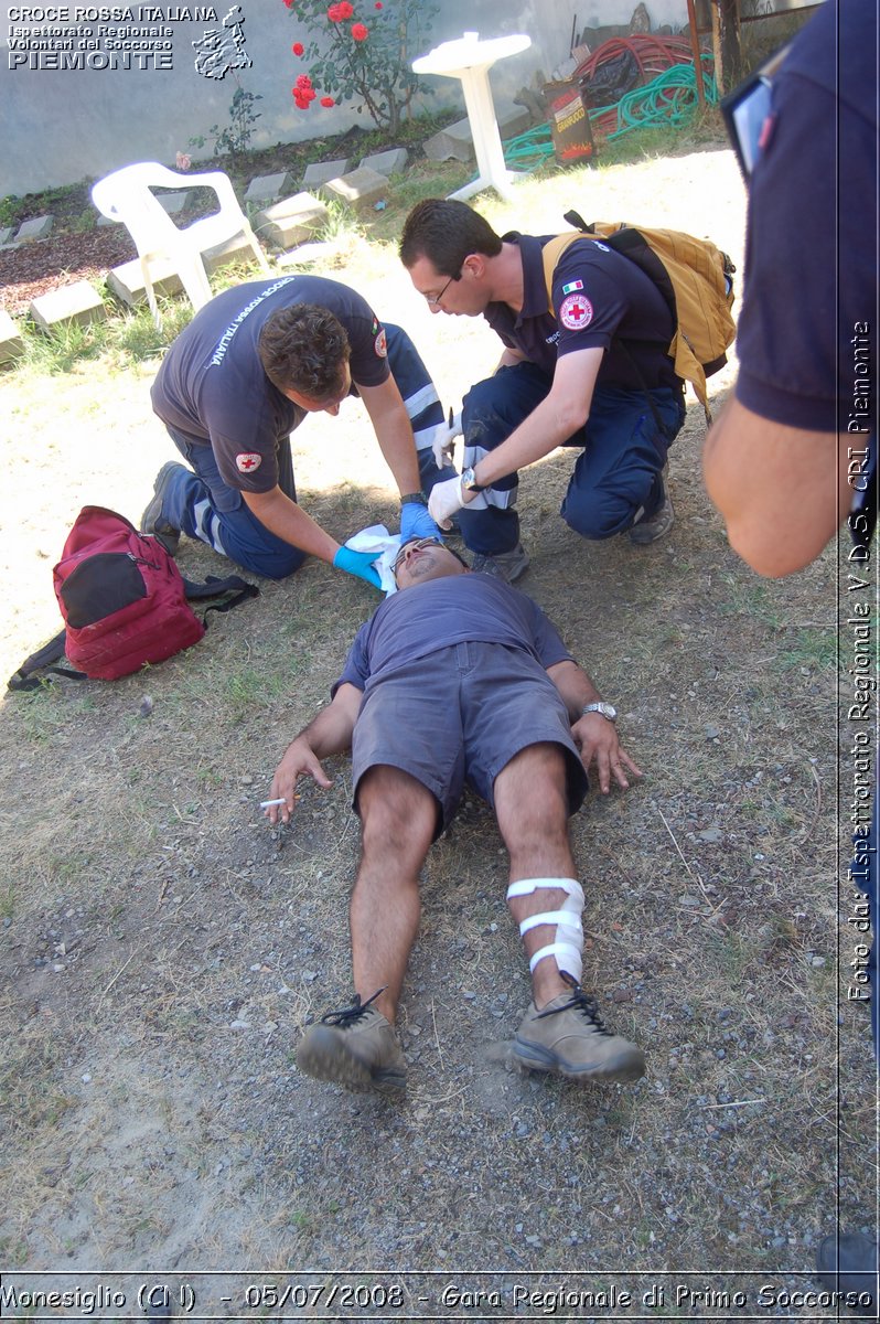 Monesiglio (CN)  - 05/07/2008 - Gara Regionale di Primo Soccorso -  Croce Rossa Italiana - Ispettorato Regionale Volontari del Soccorso Piemonte