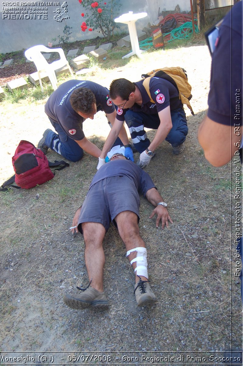 Monesiglio (CN)  - 05/07/2008 - Gara Regionale di Primo Soccorso -  Croce Rossa Italiana - Ispettorato Regionale Volontari del Soccorso Piemonte