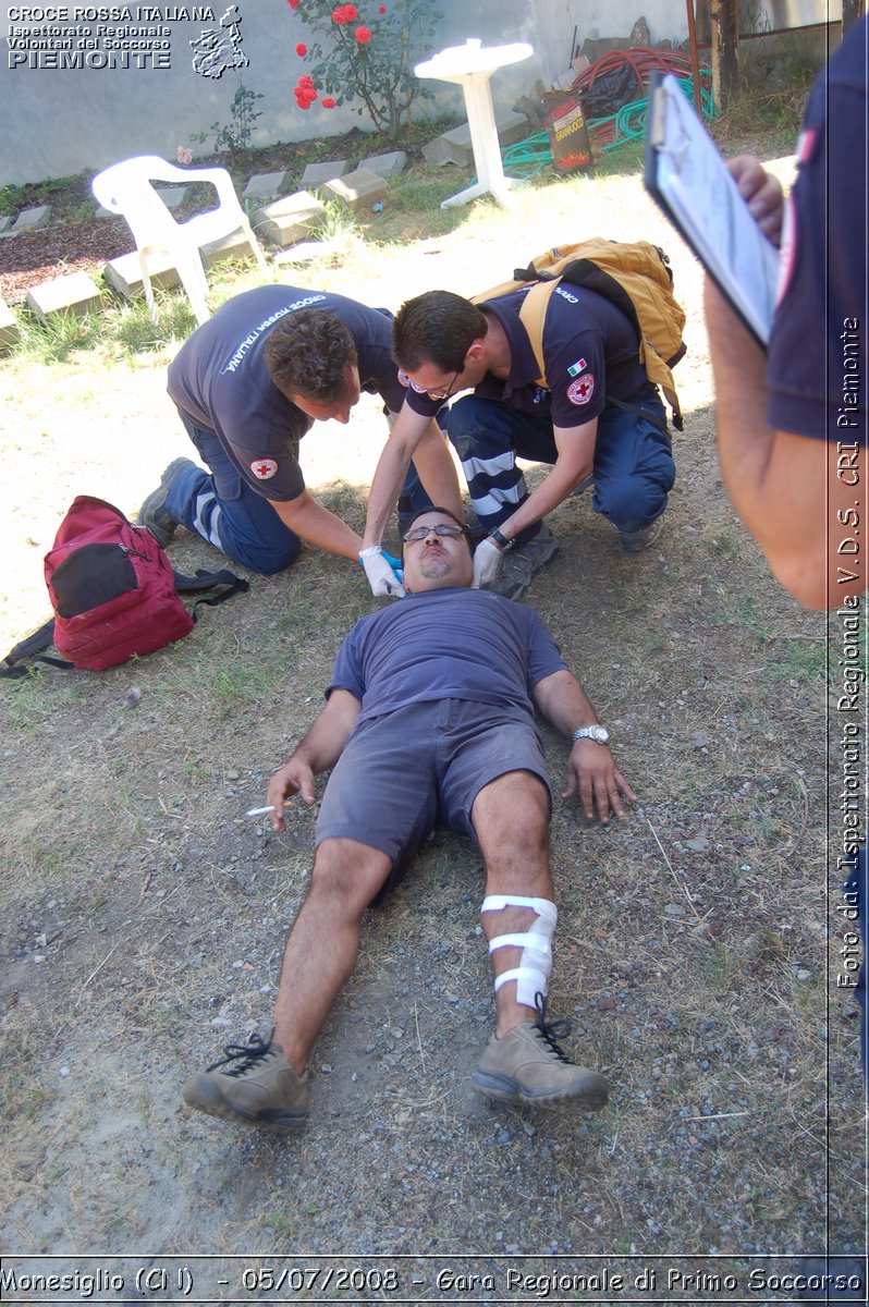 Monesiglio (CN)  - 05/07/2008 - Gara Regionale di Primo Soccorso -  Croce Rossa Italiana - Ispettorato Regionale Volontari del Soccorso Piemonte