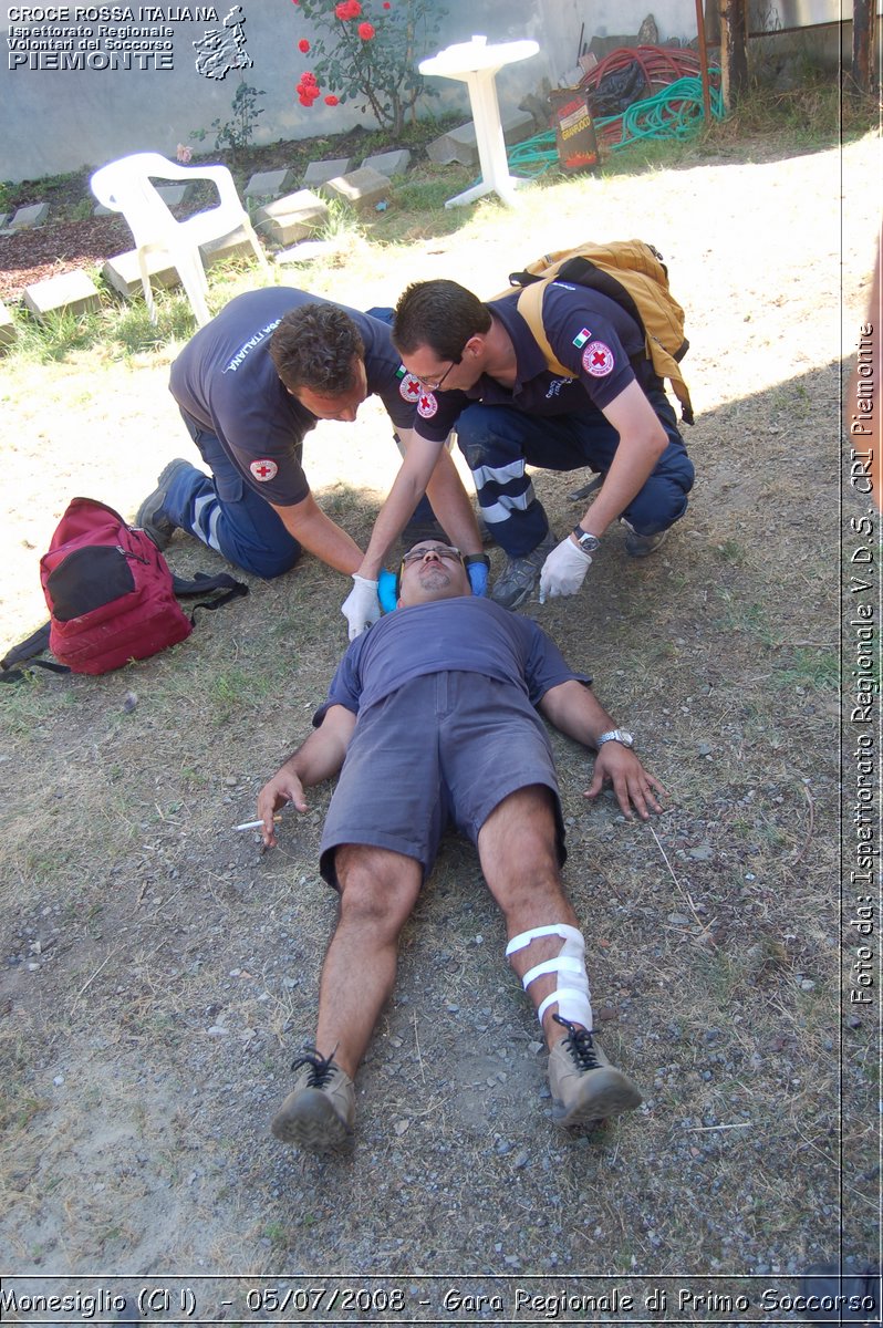 Monesiglio (CN)  - 05/07/2008 - Gara Regionale di Primo Soccorso -  Croce Rossa Italiana - Ispettorato Regionale Volontari del Soccorso Piemonte