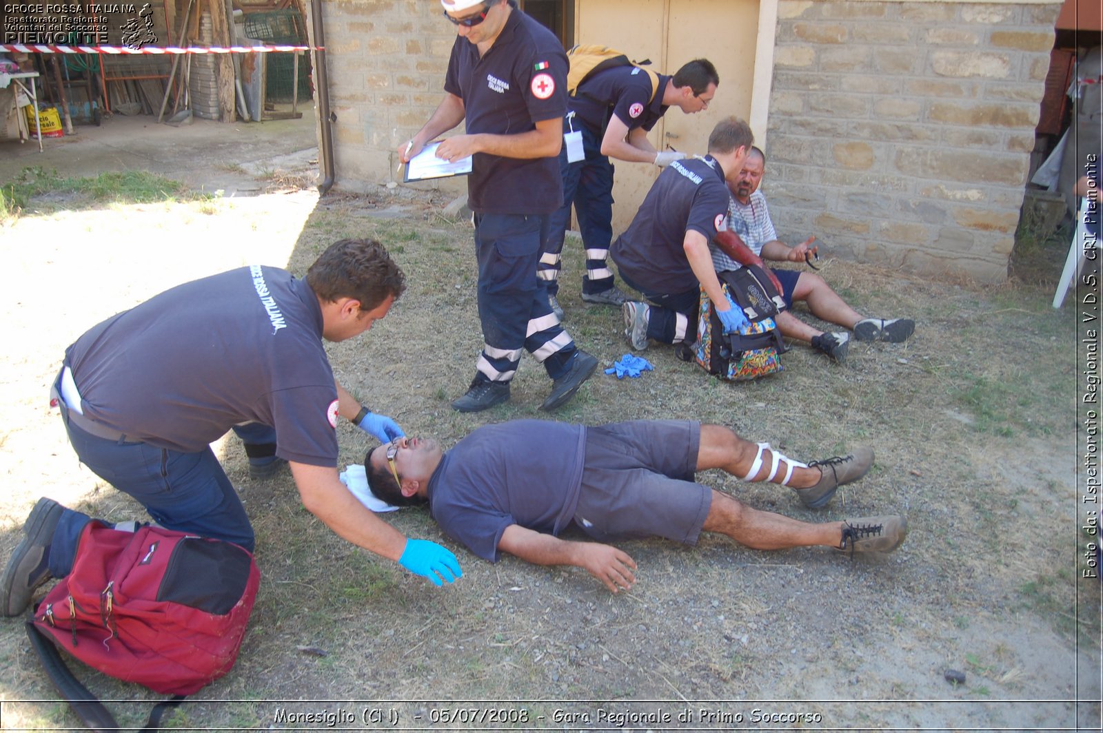 Monesiglio (CN)  - 05/07/2008 - Gara Regionale di Primo Soccorso -  Croce Rossa Italiana - Ispettorato Regionale Volontari del Soccorso Piemonte