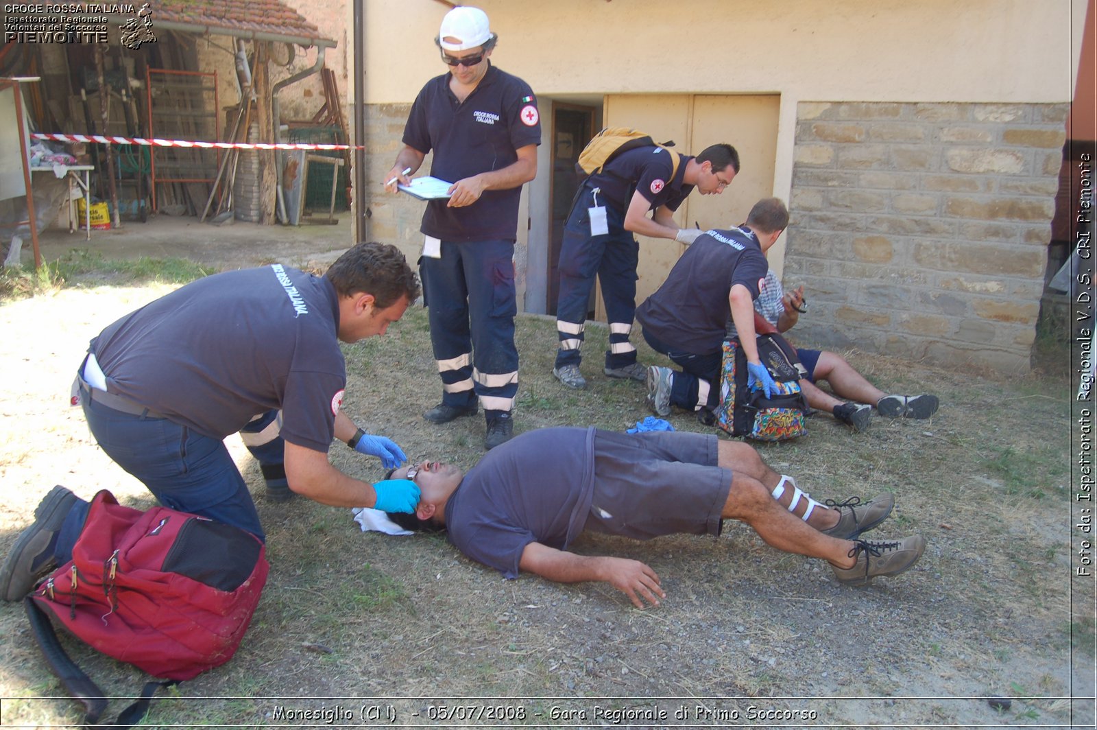 Monesiglio (CN)  - 05/07/2008 - Gara Regionale di Primo Soccorso -  Croce Rossa Italiana - Ispettorato Regionale Volontari del Soccorso Piemonte