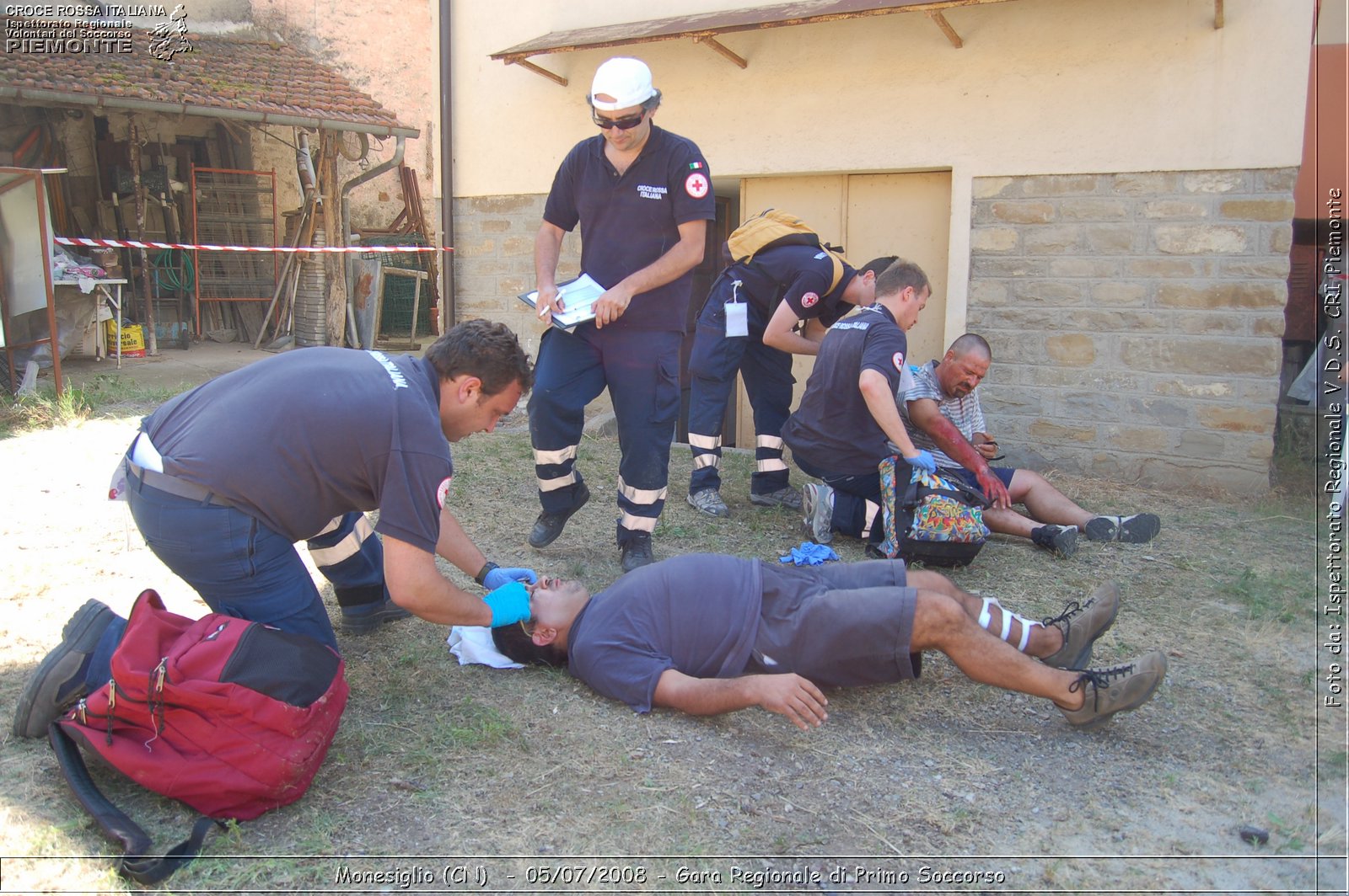 Monesiglio (CN)  - 05/07/2008 - Gara Regionale di Primo Soccorso -  Croce Rossa Italiana - Ispettorato Regionale Volontari del Soccorso Piemonte