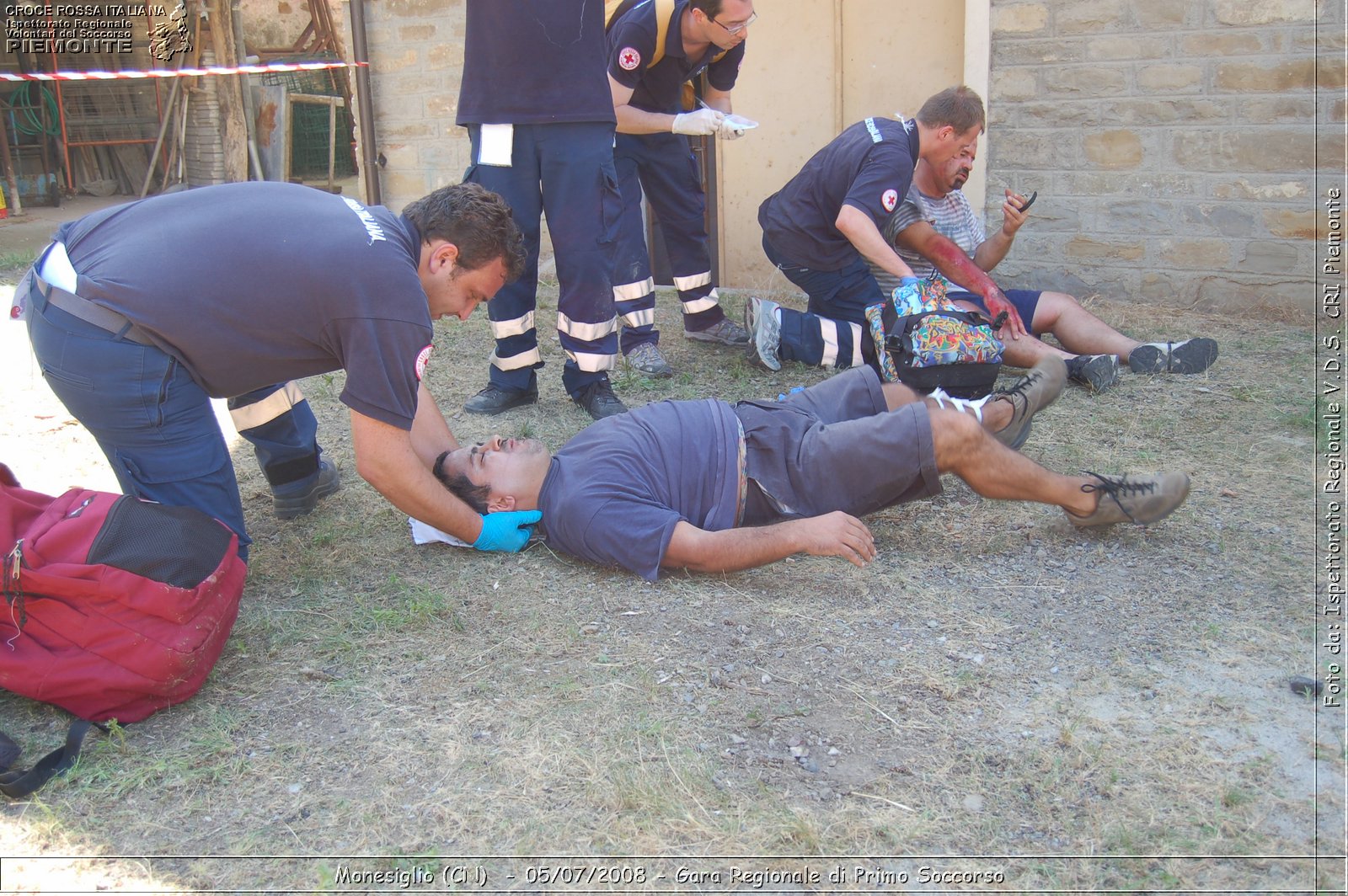 Monesiglio (CN)  - 05/07/2008 - Gara Regionale di Primo Soccorso -  Croce Rossa Italiana - Ispettorato Regionale Volontari del Soccorso Piemonte