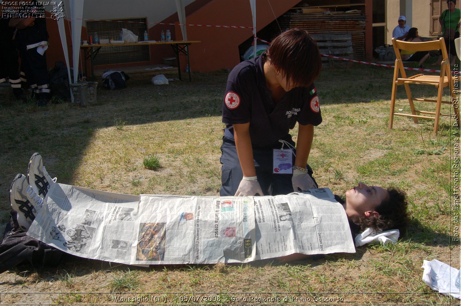 Monesiglio (CN)  - 05/07/2008 - Gara Regionale di Primo Soccorso -  Croce Rossa Italiana - Ispettorato Regionale Volontari del Soccorso Piemonte