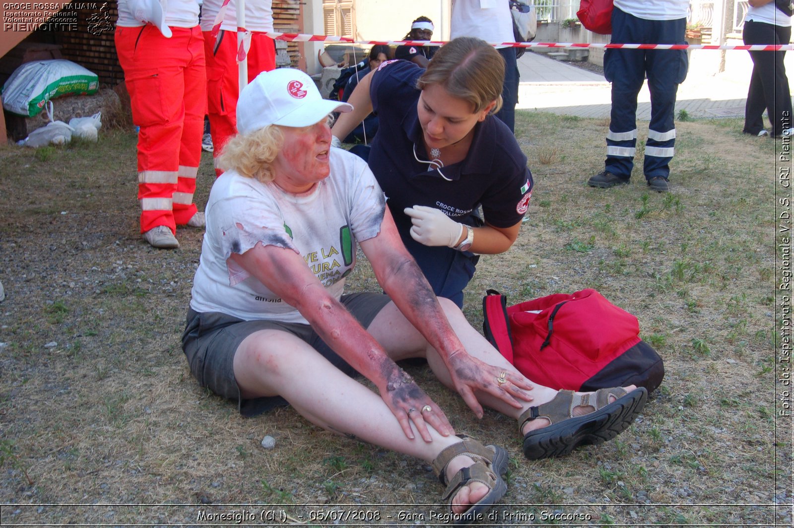 Monesiglio (CN)  - 05/07/2008 - Gara Regionale di Primo Soccorso -  Croce Rossa Italiana - Ispettorato Regionale Volontari del Soccorso Piemonte