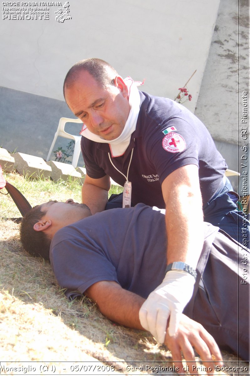 Monesiglio (CN)  - 05/07/2008 - Gara Regionale di Primo Soccorso -  Croce Rossa Italiana - Ispettorato Regionale Volontari del Soccorso Piemonte