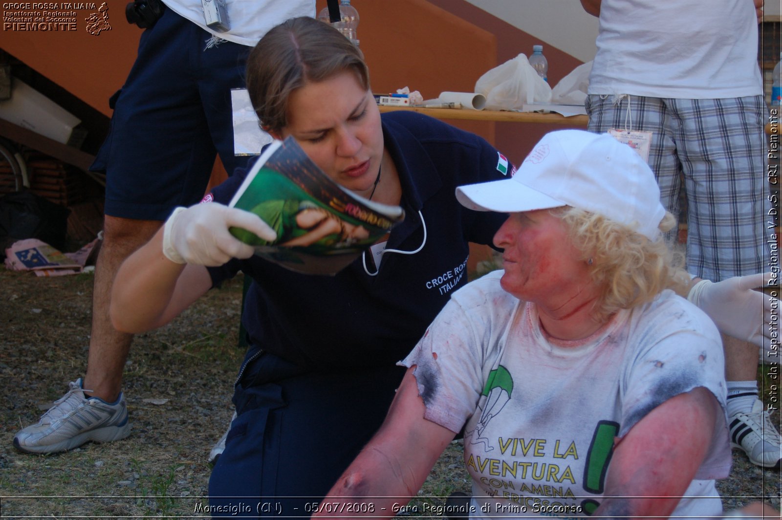 Monesiglio (CN)  - 05/07/2008 - Gara Regionale di Primo Soccorso -  Croce Rossa Italiana - Ispettorato Regionale Volontari del Soccorso Piemonte