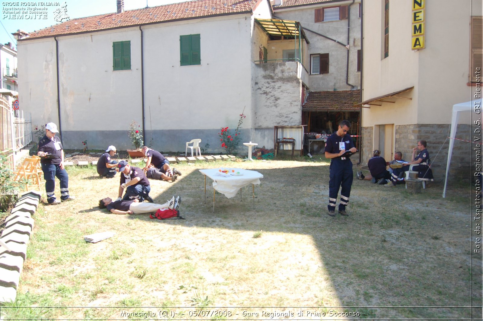 Monesiglio (CN)  - 05/07/2008 - Gara Regionale di Primo Soccorso -  Croce Rossa Italiana - Ispettorato Regionale Volontari del Soccorso Piemonte