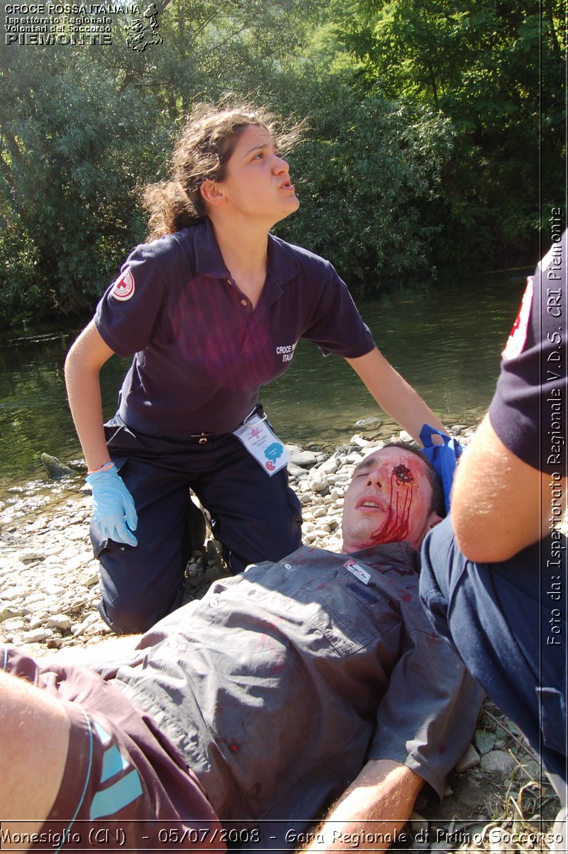 Monesiglio (CN)  - 05/07/2008 - Gara Regionale di Primo Soccorso -  Croce Rossa Italiana - Ispettorato Regionale Volontari del Soccorso Piemonte