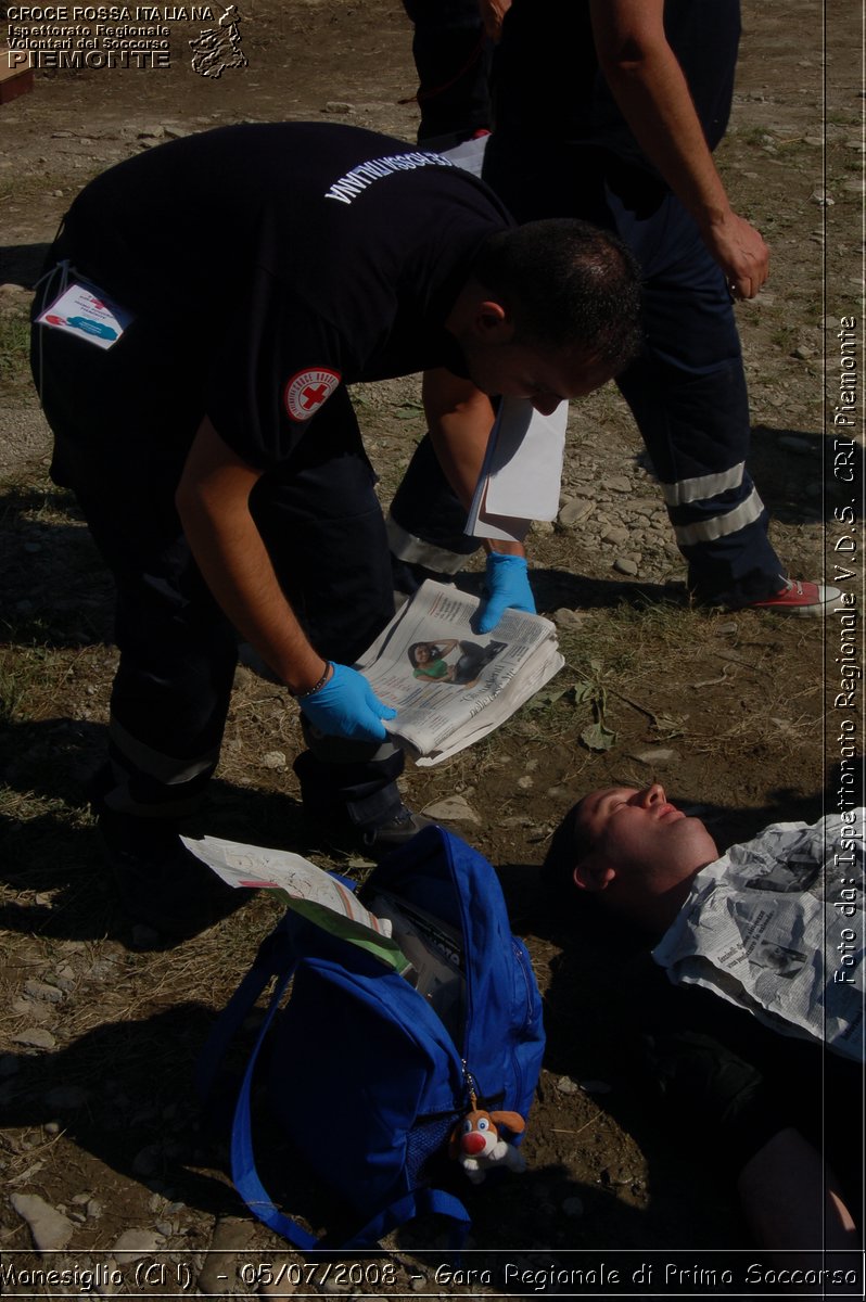 Monesiglio (CN)  - 05/07/2008 - Gara Regionale di Primo Soccorso -  Croce Rossa Italiana - Ispettorato Regionale Volontari del Soccorso Piemonte