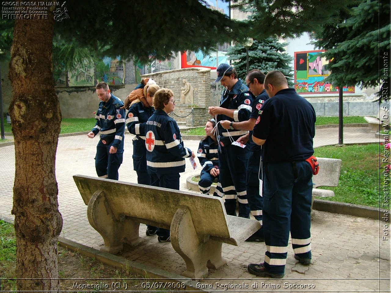 Monesiglio (CN)  - 05/07/2008 - Gara Regionale di Primo Soccorso -  Croce Rossa Italiana - Ispettorato Regionale Volontari del Soccorso Piemonte