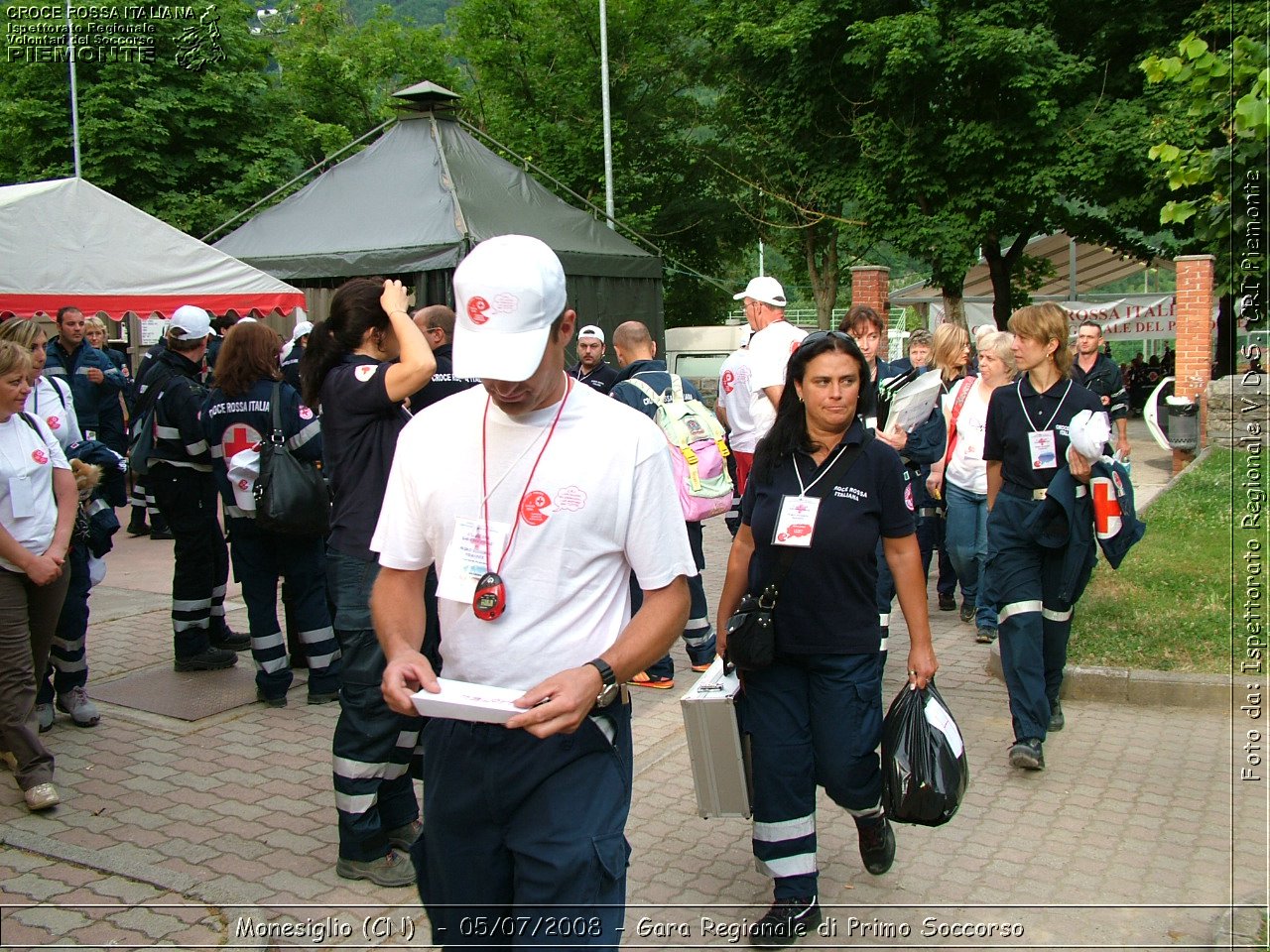 Monesiglio (CN)  - 05/07/2008 - Gara Regionale di Primo Soccorso -  Croce Rossa Italiana - Ispettorato Regionale Volontari del Soccorso Piemonte