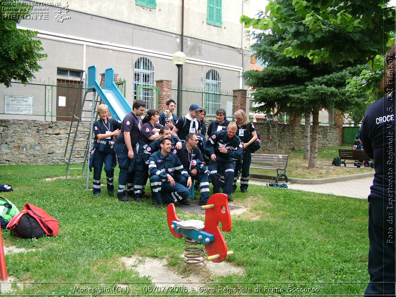 Monesiglio (CN)  - 05/07/2008 - Gara Regionale di Primo Soccorso -  Croce Rossa Italiana - Ispettorato Regionale Volontari del Soccorso Piemonte