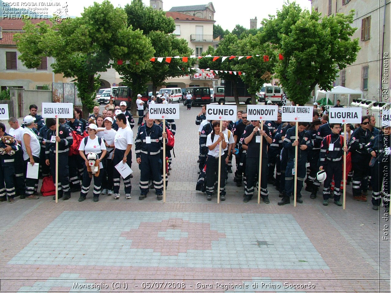 Monesiglio (CN)  - 05/07/2008 - Gara Regionale di Primo Soccorso -  Croce Rossa Italiana - Ispettorato Regionale Volontari del Soccorso Piemonte