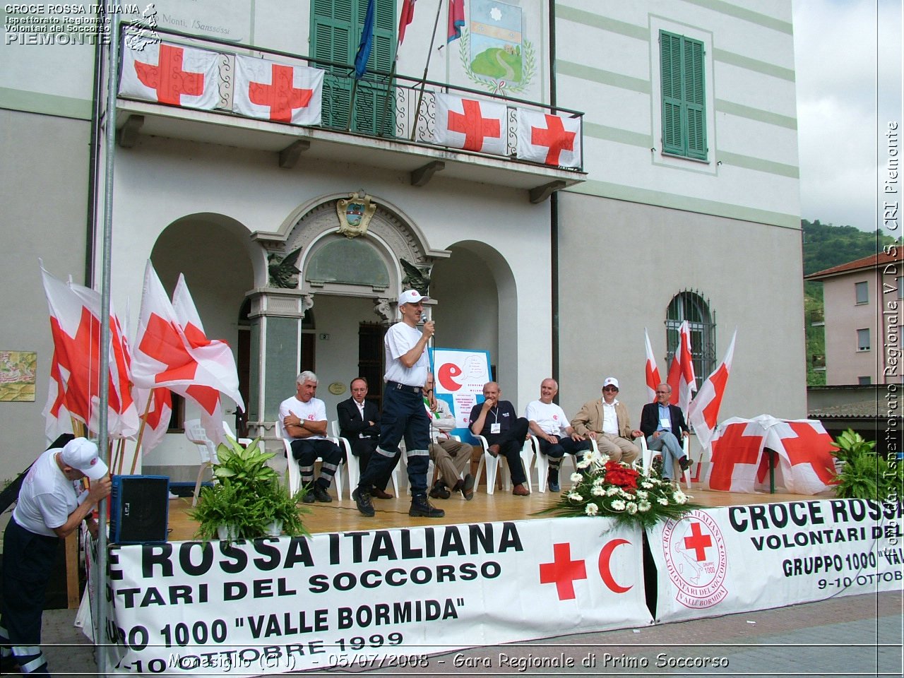 Monesiglio (CN)  - 05/07/2008 - Gara Regionale di Primo Soccorso -  Croce Rossa Italiana - Ispettorato Regionale Volontari del Soccorso Piemonte