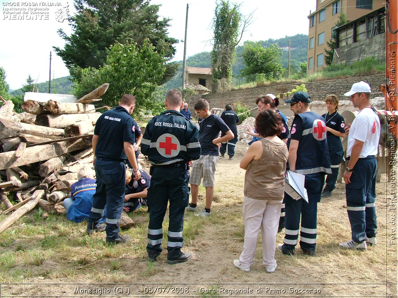 Monesiglio (CN)  - 05/07/2008 - Gara Regionale di Primo Soccorso -  Croce Rossa Italiana - Ispettorato Regionale Volontari del Soccorso Piemonte