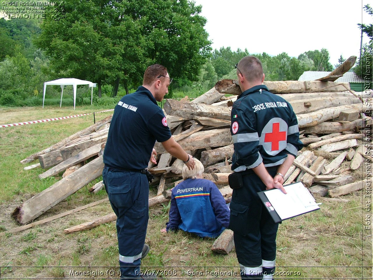 Monesiglio (CN)  - 05/07/2008 - Gara Regionale di Primo Soccorso -  Croce Rossa Italiana - Ispettorato Regionale Volontari del Soccorso Piemonte