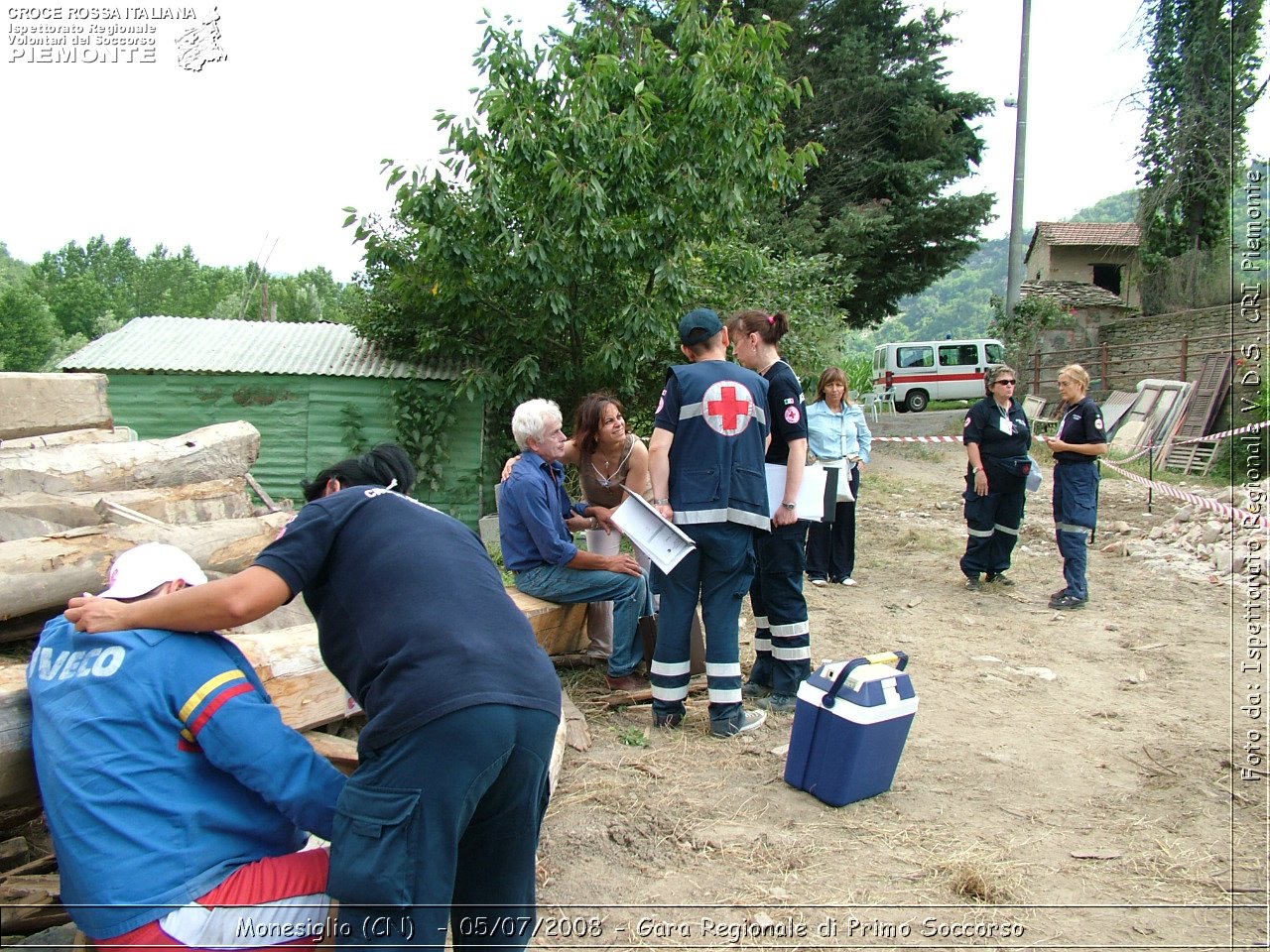 Monesiglio (CN)  - 05/07/2008 - Gara Regionale di Primo Soccorso -  Croce Rossa Italiana - Ispettorato Regionale Volontari del Soccorso Piemonte