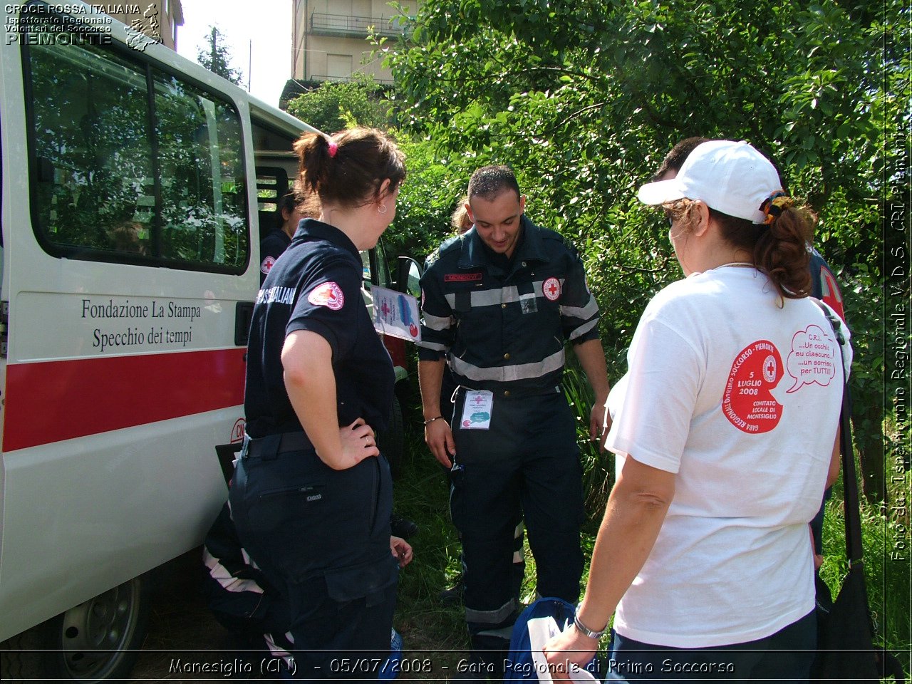 Monesiglio (CN)  - 05/07/2008 - Gara Regionale di Primo Soccorso -  Croce Rossa Italiana - Ispettorato Regionale Volontari del Soccorso Piemonte