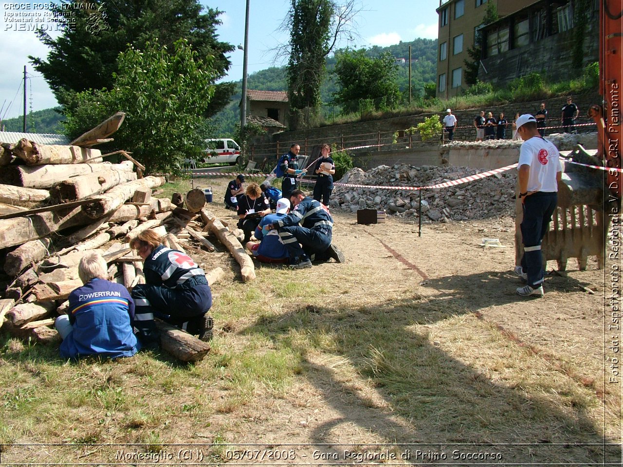 Monesiglio (CN)  - 05/07/2008 - Gara Regionale di Primo Soccorso -  Croce Rossa Italiana - Ispettorato Regionale Volontari del Soccorso Piemonte