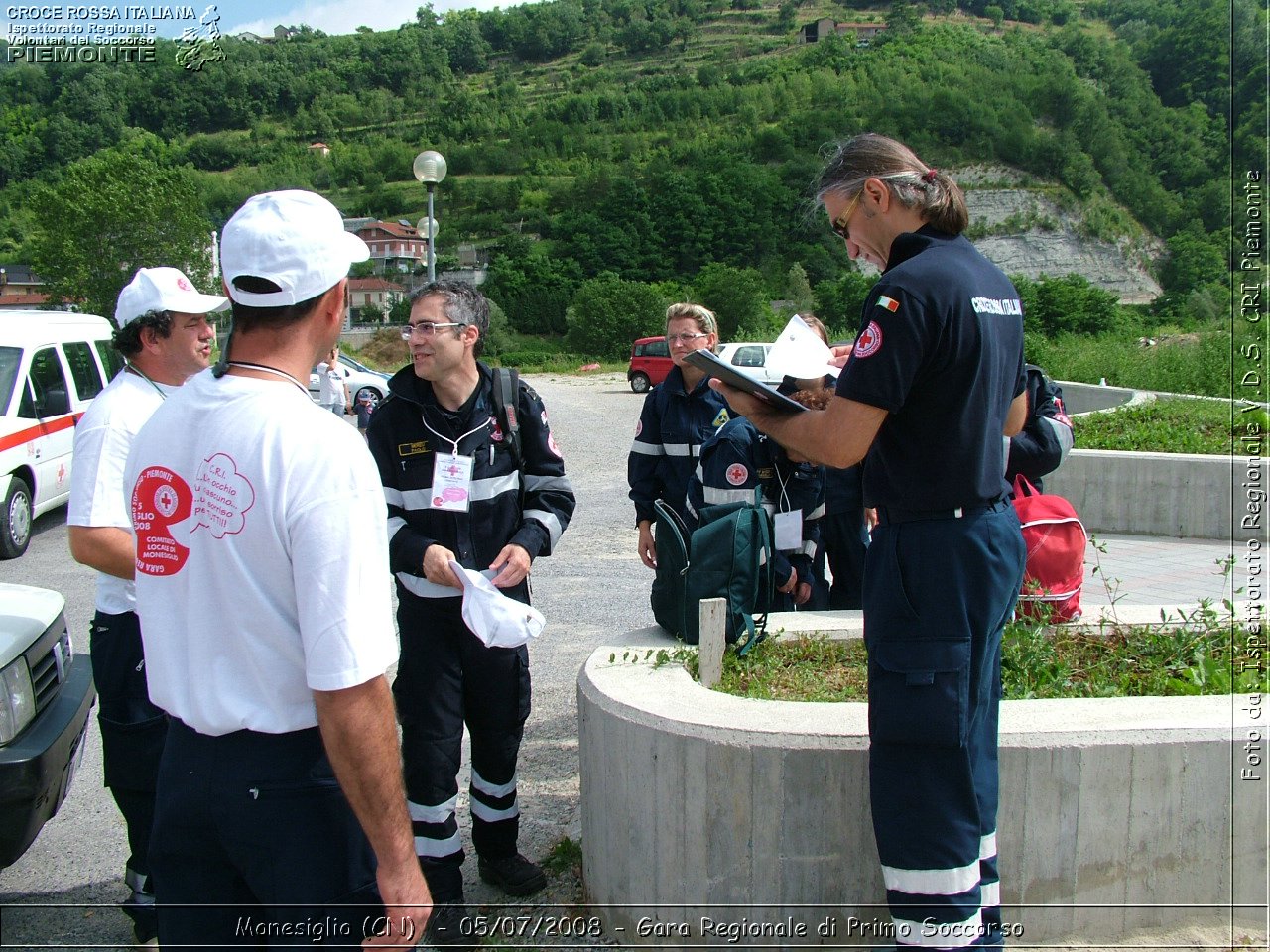 Monesiglio (CN)  - 05/07/2008 - Gara Regionale di Primo Soccorso -  Croce Rossa Italiana - Ispettorato Regionale Volontari del Soccorso Piemonte