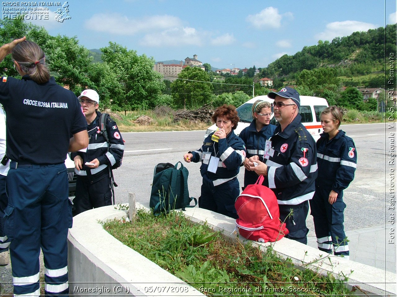Monesiglio (CN)  - 05/07/2008 - Gara Regionale di Primo Soccorso -  Croce Rossa Italiana - Ispettorato Regionale Volontari del Soccorso Piemonte