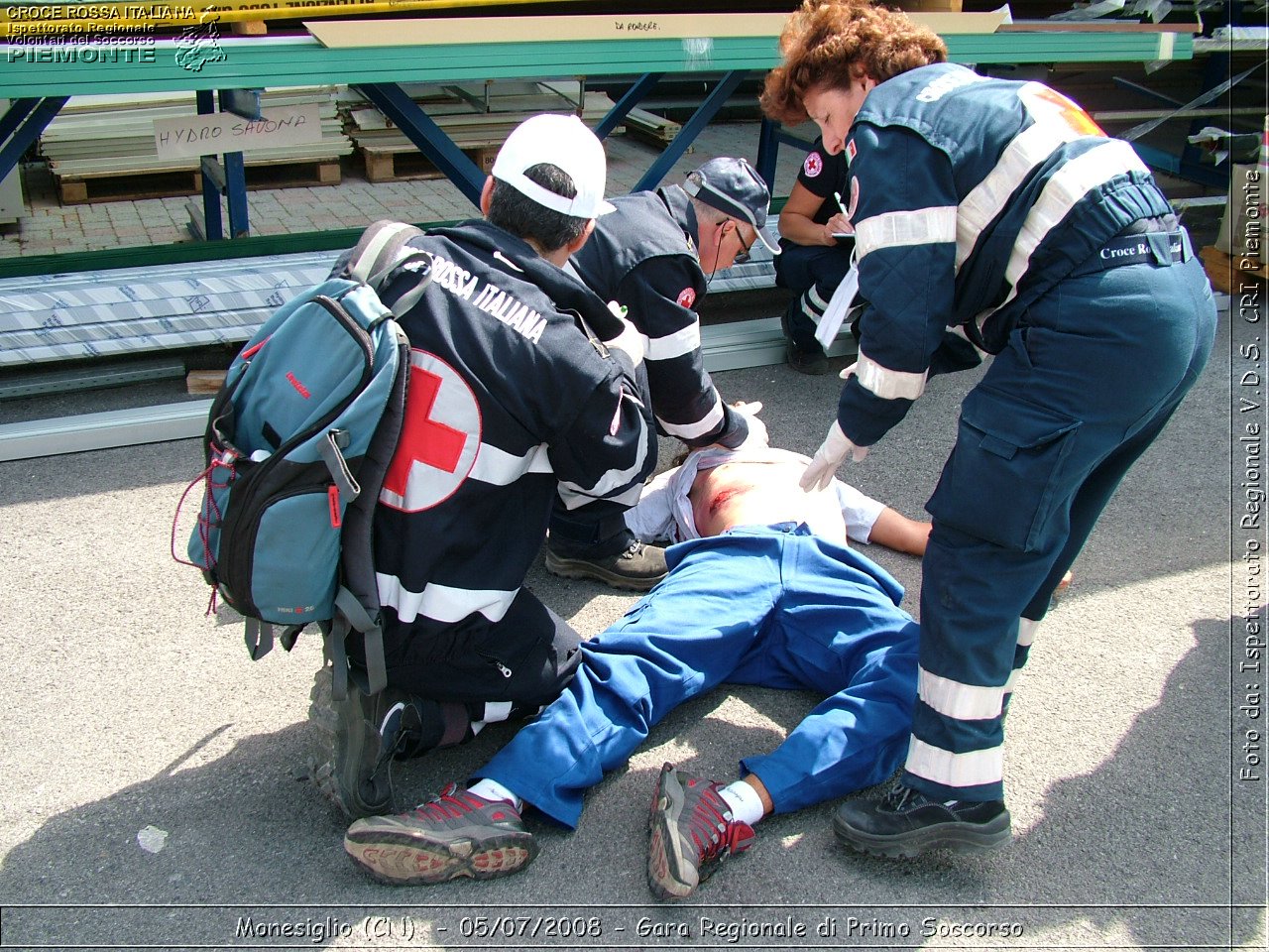 Monesiglio (CN)  - 05/07/2008 - Gara Regionale di Primo Soccorso -  Croce Rossa Italiana - Ispettorato Regionale Volontari del Soccorso Piemonte