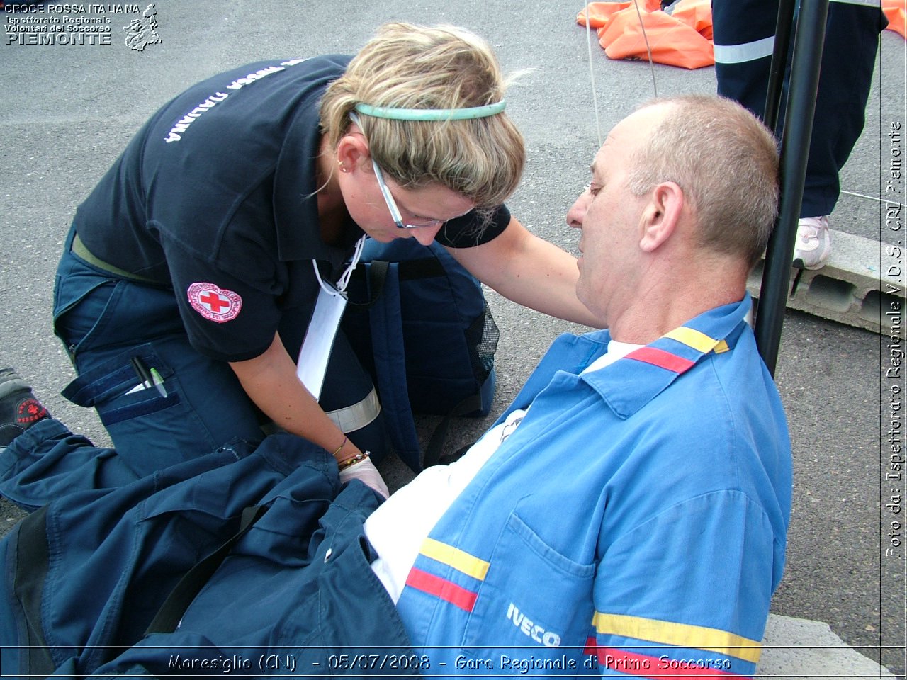 Monesiglio (CN)  - 05/07/2008 - Gara Regionale di Primo Soccorso -  Croce Rossa Italiana - Ispettorato Regionale Volontari del Soccorso Piemonte