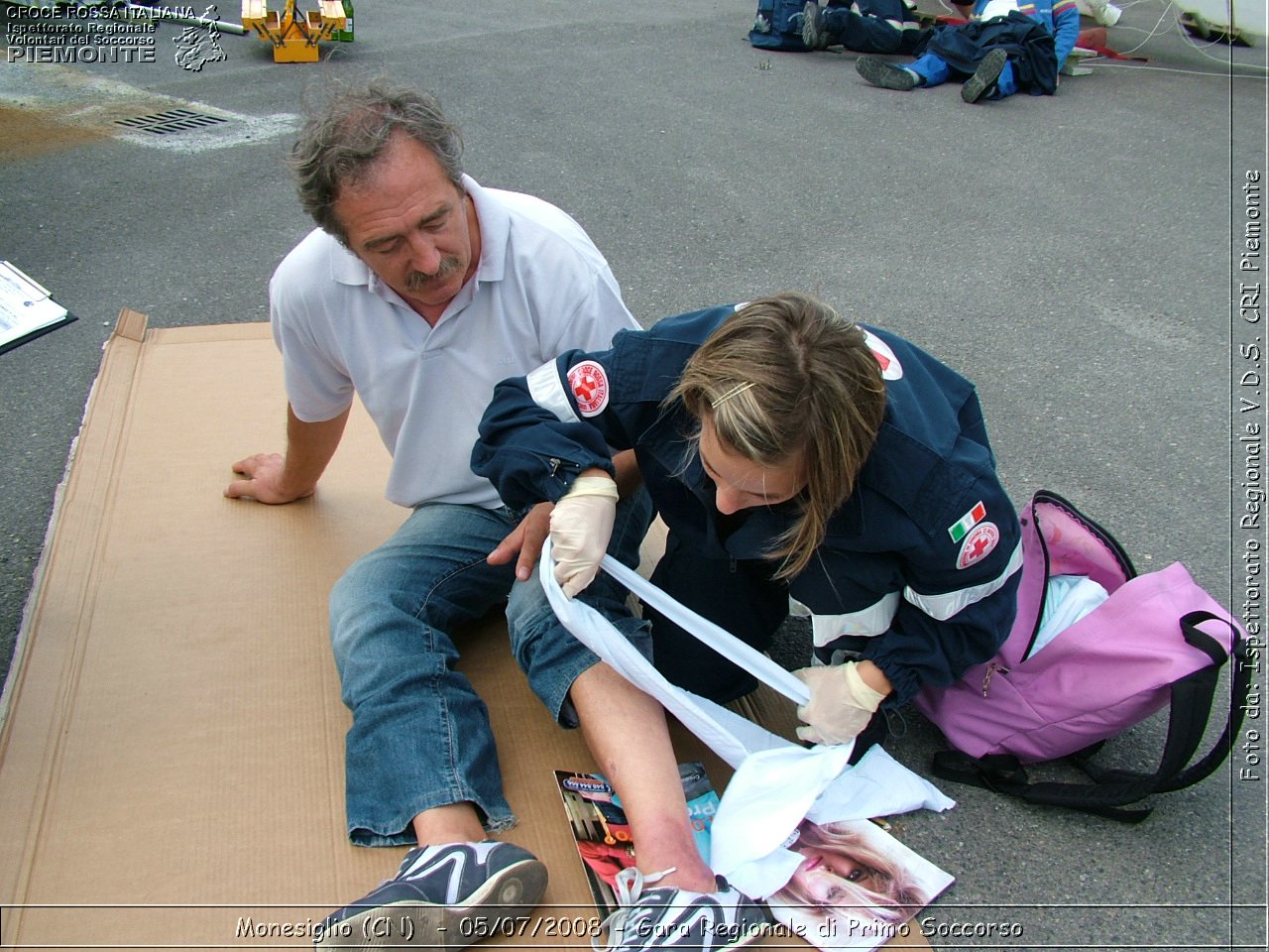 Monesiglio (CN)  - 05/07/2008 - Gara Regionale di Primo Soccorso -  Croce Rossa Italiana - Ispettorato Regionale Volontari del Soccorso Piemonte