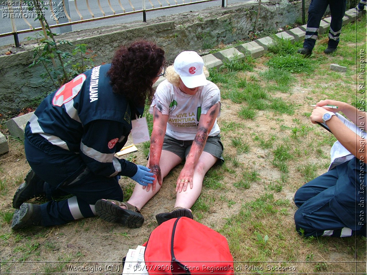 Monesiglio (CN)  - 05/07/2008 - Gara Regionale di Primo Soccorso -  Croce Rossa Italiana - Ispettorato Regionale Volontari del Soccorso Piemonte