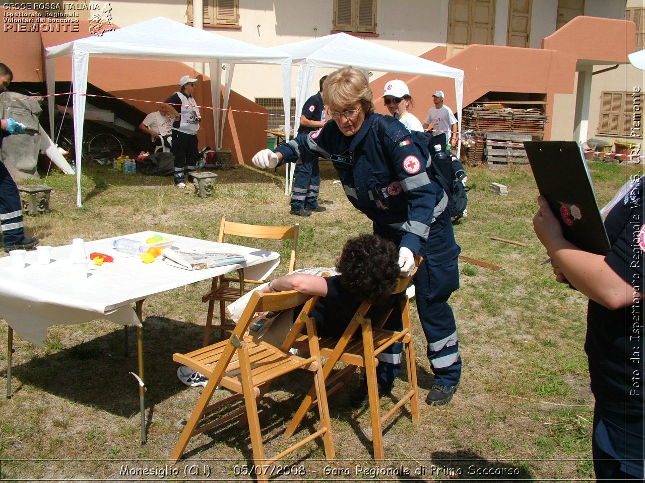 Monesiglio (CN)  - 05/07/2008 - Gara Regionale di Primo Soccorso -  Croce Rossa Italiana - Ispettorato Regionale Volontari del Soccorso Piemonte